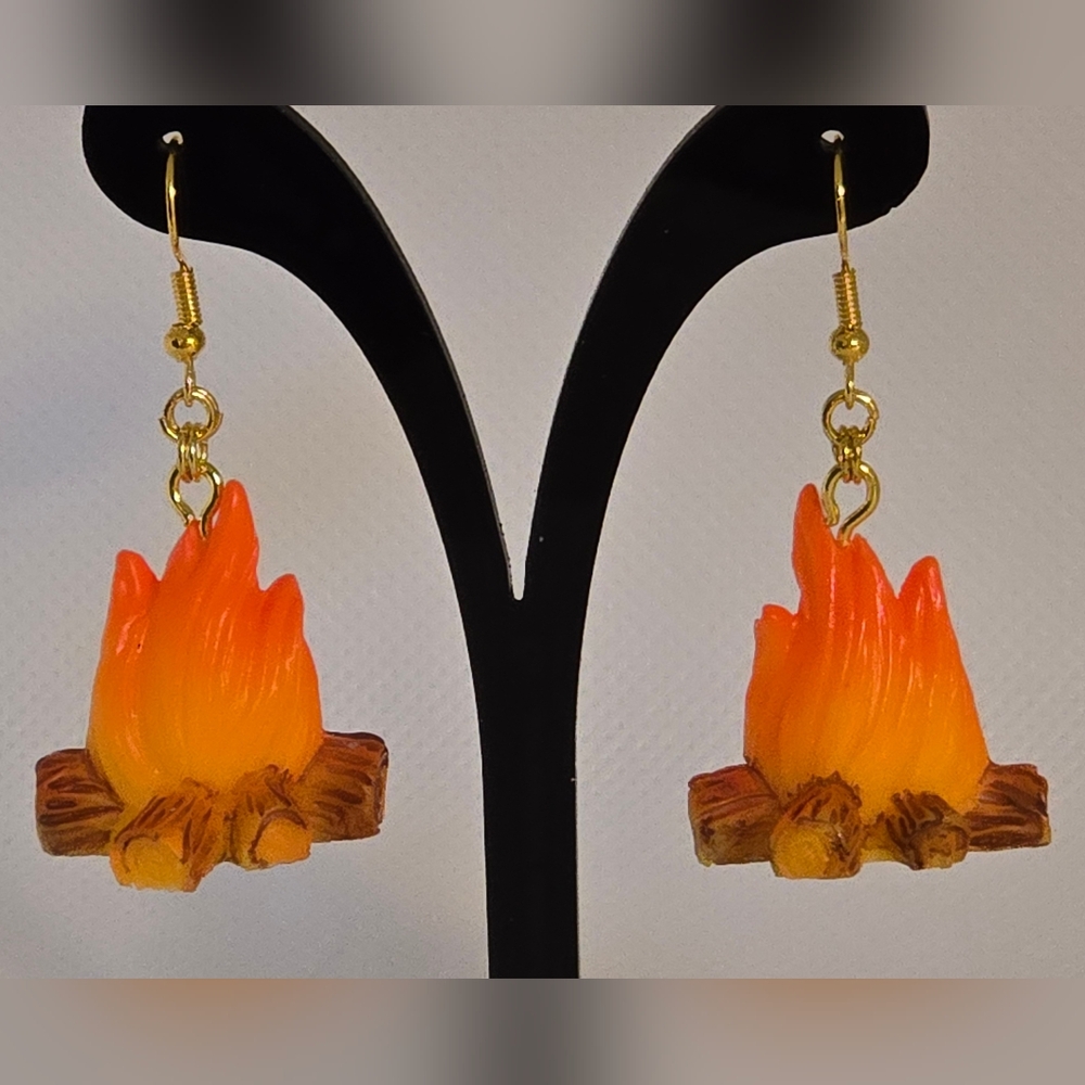 Campfire earrings
